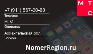 Кто звонил с 9115679888 - регион и оператор